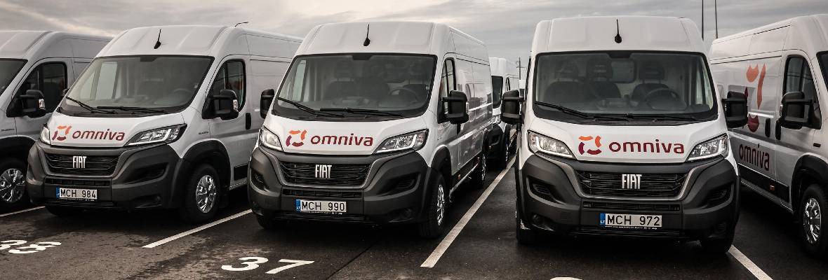 „Omniva LT“ atnaujins ir išplės savo parką su 135 naujausiais „Fiat Ducato“